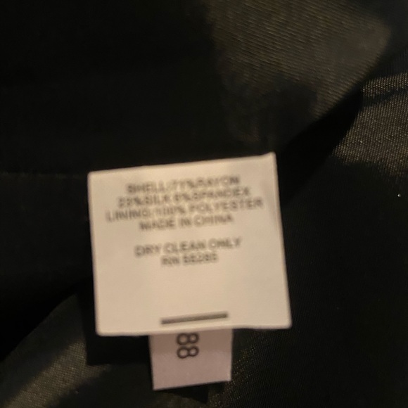 Express Black Silky Shiny Slip Sundress Dress 10 - Picture 12 of 12